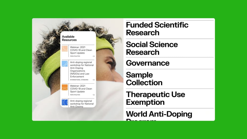 7 Cossette WADA World Anti Doping Agency Brand