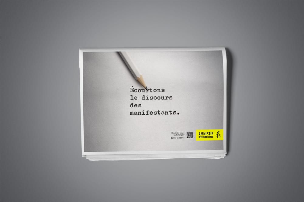 3 Amnistie internationale x Cossette Journal