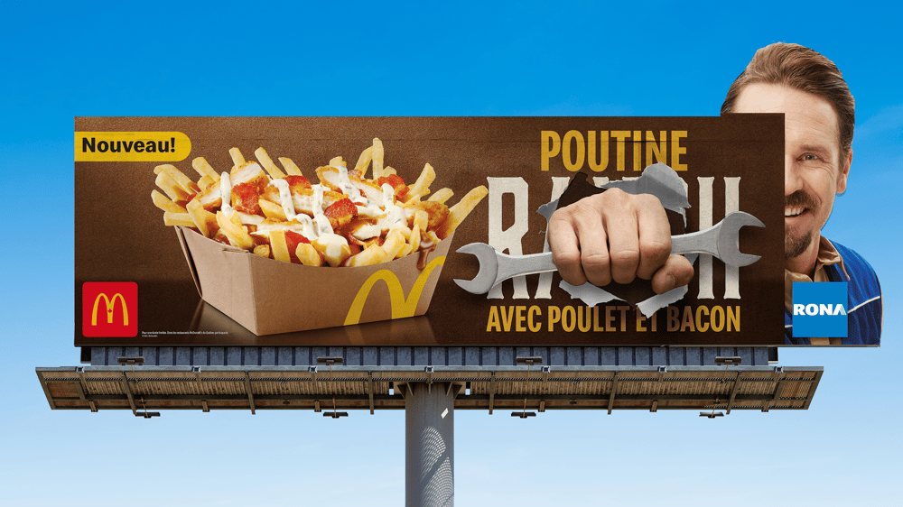 Mc Donalds Canada x Cossette Mc Player OOH punch 2560x1440