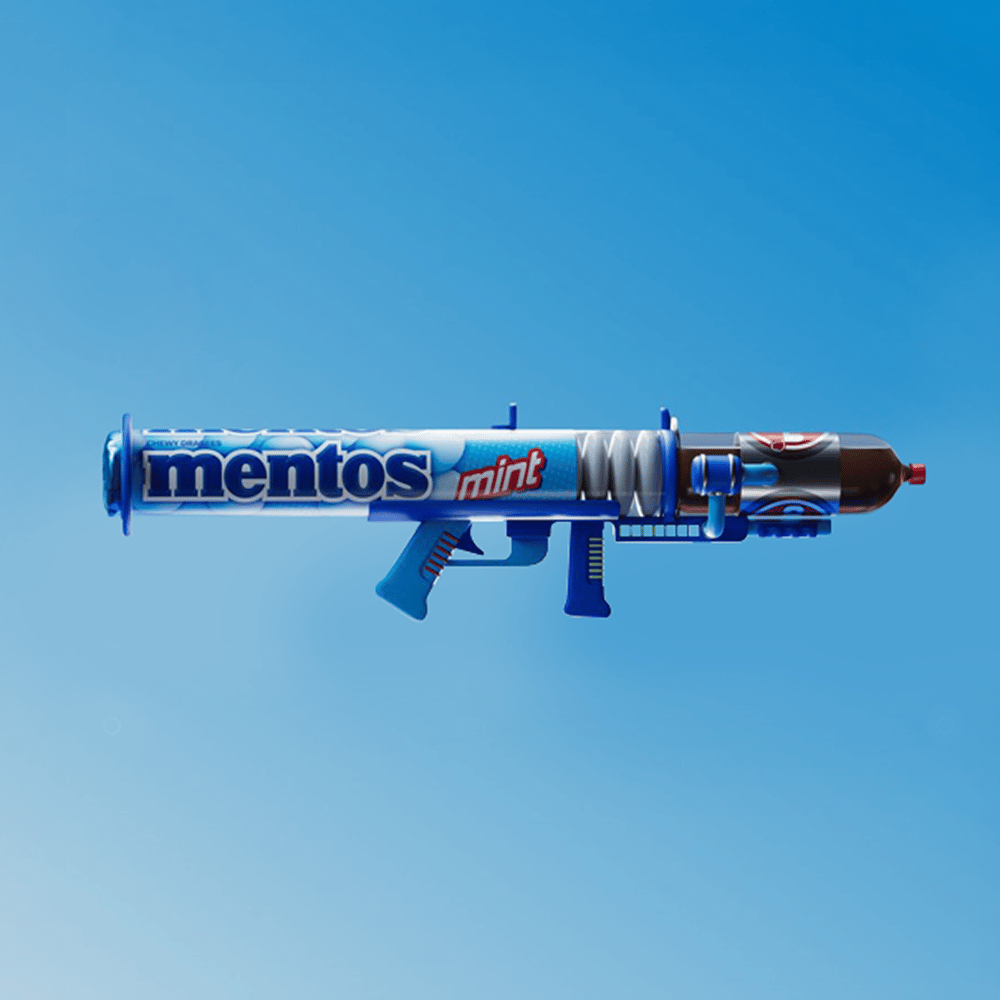 Mentos fizzooka overview 1